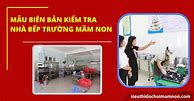 Biên Bản Kiểm Tra Chuyên De Mầm Non